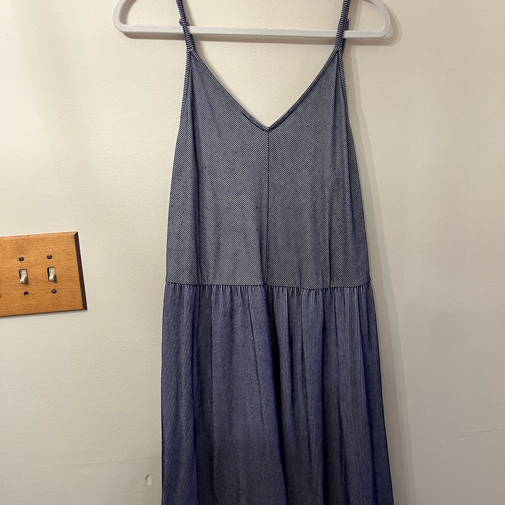 Blue Sleeveless Dress